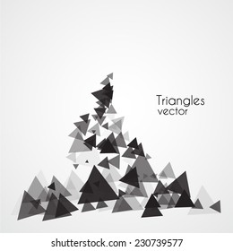 Abstract, geometric background, triangle 