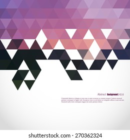 Abstract, geometric background triangle 