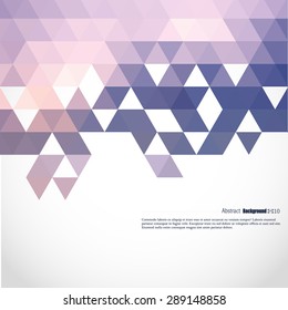 Abstract, geometric background triangle 