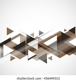 Abstract, geometric background triangle