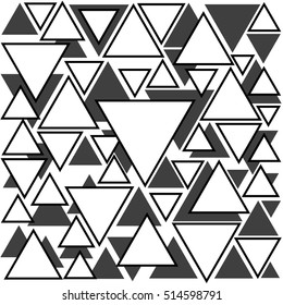 Abstract geometric background with triangle