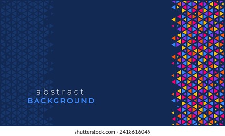 Fondo geométrico abstracto con elemento triangular