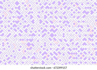 Abstract geometric background with triangle mosaic elements in tender pastel tones. Creative vector design for creation
