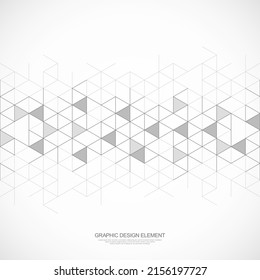 Abstract geometric background with triangle shape pattern