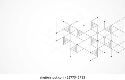 Abstract geometric background with triangle shape pattern