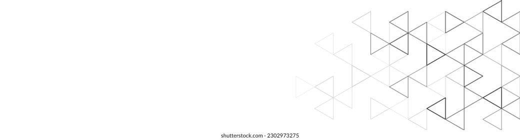 Abstract geometric background with triangle shape pattern