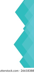 Abstract geometric background. Triangle shapes pattern green color. Business and presentation