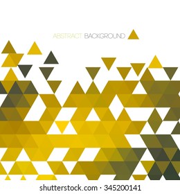 Abstract geometric background with triangle shapes