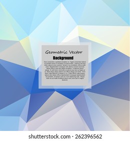 Abstract geometric background with triangles
