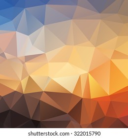 Abstract geometric background with triangles