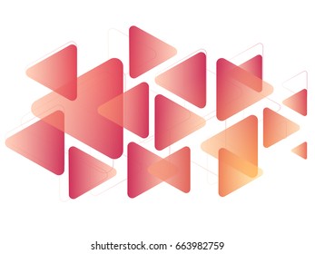 Abstract geometric background with triangles.