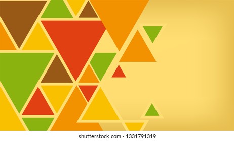 Abstract geometric background of triangles, bright color shapes to create an abstract image