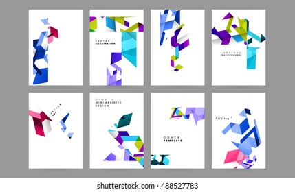 Abstract geometric background with Triangles for Business Presentations and Covers. Trendy Abstract Geometric Elements. EPS10 vector illustration