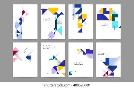 Abstract geometric background with Triangles for Business Presentations and Covers. Trendy Abstract Geometric Elements. EPS10 vector illustration