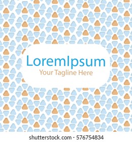 Abstract geometric background with triangles. Gentle colors. Vector illustration for a business presentation, cards, cover.