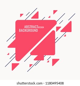 Abstract geometric background with triangles in minimalistic style. Vector illustration. Abstract geometric background with triangles in minimalistic style. Vector illustration.