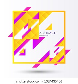 Abstract geometric background with triangles in minimalistic style. Vector illustration.