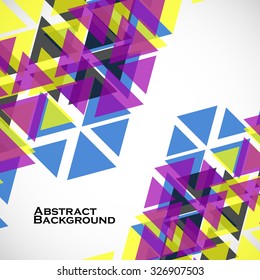 Abstract geometric background with triangles. Modern style. Vector illustration. Eps 10
