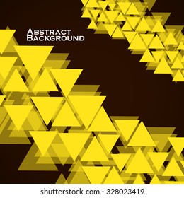 Abstract geometric background with triangles. Modern style. Vector illustration. Eps 10