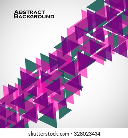 Abstract geometric background with triangles. Modern style. Vector illustration. Eps 10