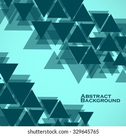 Abstract geometric background with triangles. Modern style. Vector illustration. Eps 10