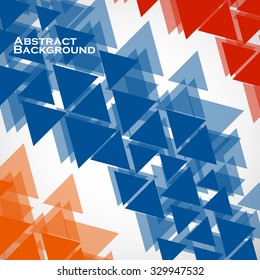 Abstract geometric background with triangles. Modern style. Vector illustration. Eps 10