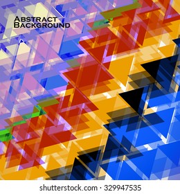 Abstract geometric background with triangles. Modern style. Vector illustration. Eps 10