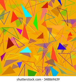 Abstract geometric background with triangles. Modern style. Vector illustration. Eps 10