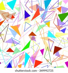 Abstract geometric background with triangles. Modern style. Vector illustration. Eps 10