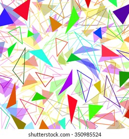 Abstract geometric background with triangles. Modern style. Vector illustration. Eps 10