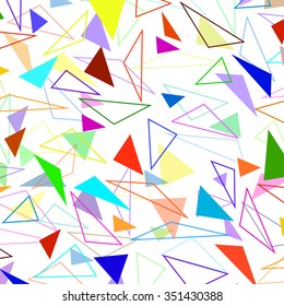 Abstract geometric background with triangles. Modern style. Vector illustration. Eps 10