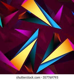 Abstract geometric background with triangles. Modern style. Vector illustration. Eps 10