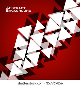 Abstract geometric background with triangles. Modern style. Vector illustration. Eps 10