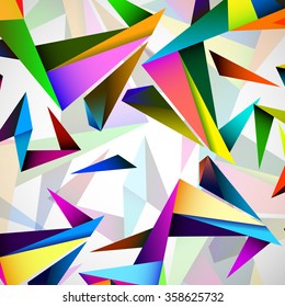 Abstract geometric background with triangles. Modern style. Vector illustration. Eps 10