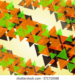 Abstract geometric background with triangles. Modern style. Vector illustration. Eps 10