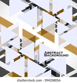 Abstract geometric background with triangles. Modern style. Vector illustration. Eps 10