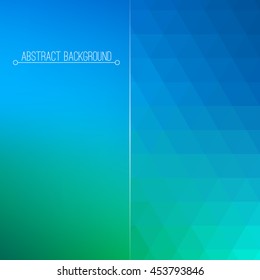 Abstract geometric background. Triangles pattern. Modern style mosaic banner.