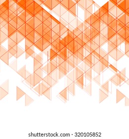 abstract geometric background with triangles, squares and lines