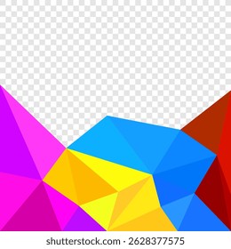 Abstract geometric background with triangles. Geometric texture. Vector illustration