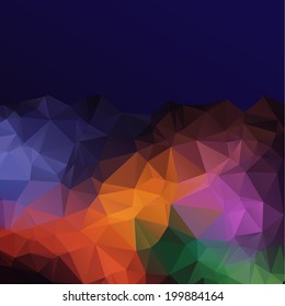 Abstract geometric background of triangles. Use as backdrop. Place your text on the top