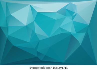 Abstract geometric background with triangles. Vector polygonal texture background. Blue abstract business background. EPS10 vector illustration.