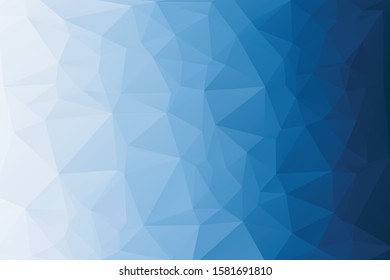 Abstract geometric background with triangles. Vector polygonal texture background. Blue and white abstract business background. EPS10 vector illustration.