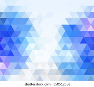 Abstract geometric background with triangles. Vector illustration. Brochure design