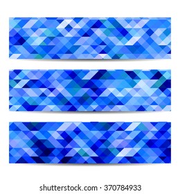 Abstract geometric background with triangles. Vector illustration