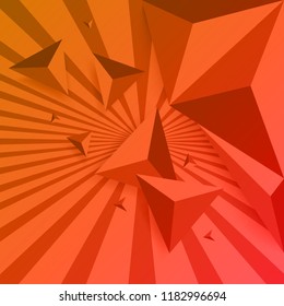 Abstract geometric background with triangles.Vector illustration.