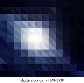 Abstract geometric background of the triangle.Vector illustration.