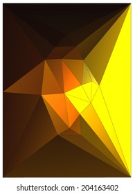 Abstract geometric background of triangular polygons