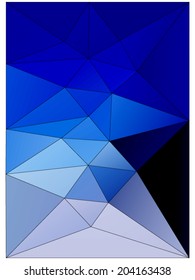 Abstract geometric background of triangular polygons