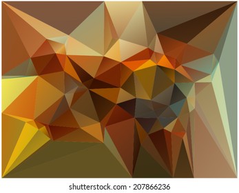 Abstract geometric background of triangular polygons
