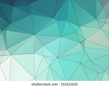 Abstract geometric background of triangular polygons